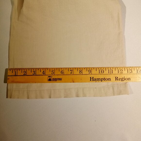 Tan Linen Blend Beach Pants  sz 13  Tracy Evans  Wide Leg  Pockets  Summer  GUC - Picture 10 of 10